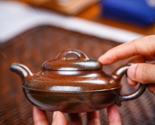 獨家首發,品名:線圓。泥料:極品紫泥( 獨家首發,品名:線圓。泥料:極品紫泥(