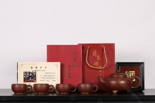 云肩如意—一壺四杯 云肩如意—一壺四杯