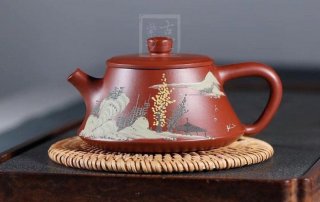 《大口井欄》宜興紫砂茶壺紫砂泡茶壺珍稀大紅袍手工實力派名家泡茶壺 《大口井欄》宜興紫砂茶壺紫砂泡茶壺珍稀大紅袍手工實力派名家泡茶壺