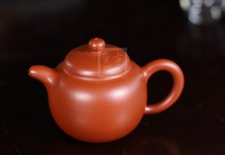 《孟臣款匏尊》紫砂壺宜興手工朱泥匏尊茶壺茶具 《孟臣款匏尊》紫砂壺宜興手工朱泥匏尊茶壺茶具