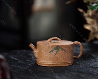 橢圓竹節壺 橢圓竹節壺