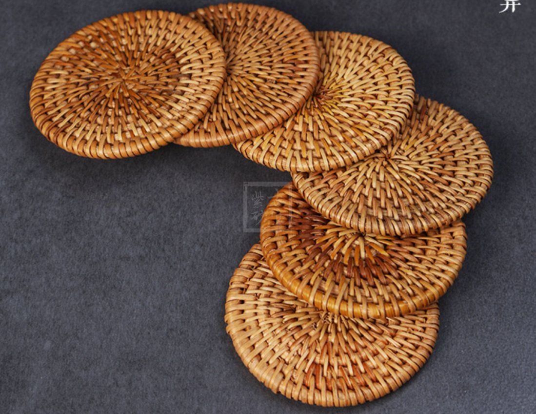 《越南秋藤編杯墊》宜興紫砂茶壺民間藝人保真純手工秋藤1 《越南秋藤編杯墊》宜興紫砂茶壺民間藝人保真純手工秋藤1